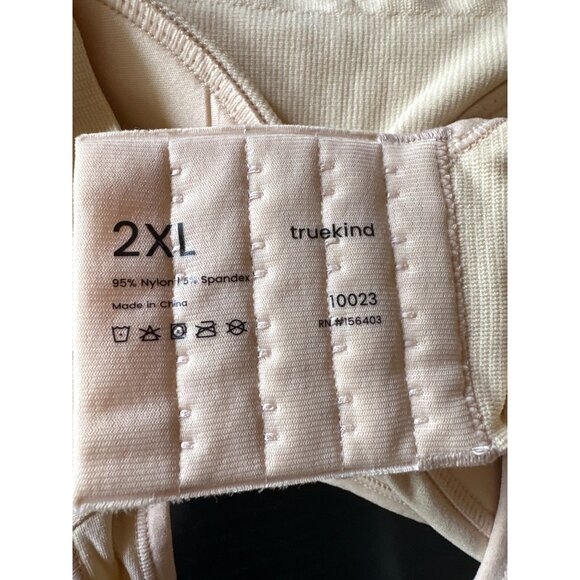 Truekind Beige Wireless Comfort Bra With Back Extender 2XL - Picture 7 of 7